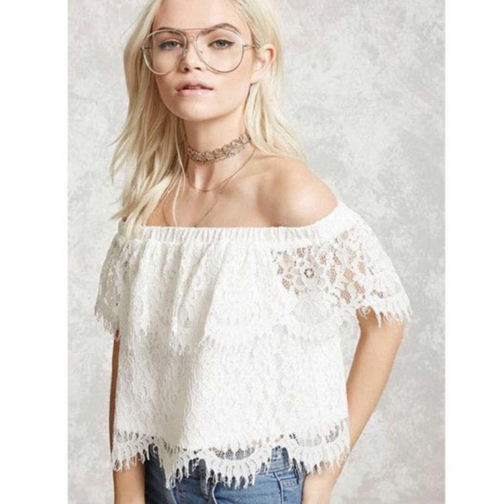 Forever 21 Floral Off-Shoulder Top | NWOT